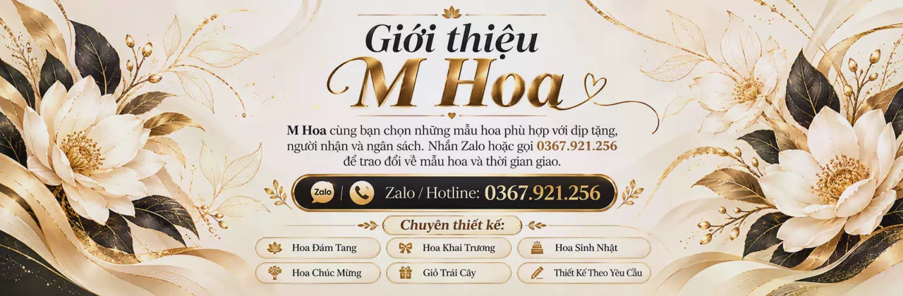 Ảnh bìa Shop hoa tươi Xã Nam Đồng Ninh Bình - Từ lời nhắn đến món hoa vừa ý